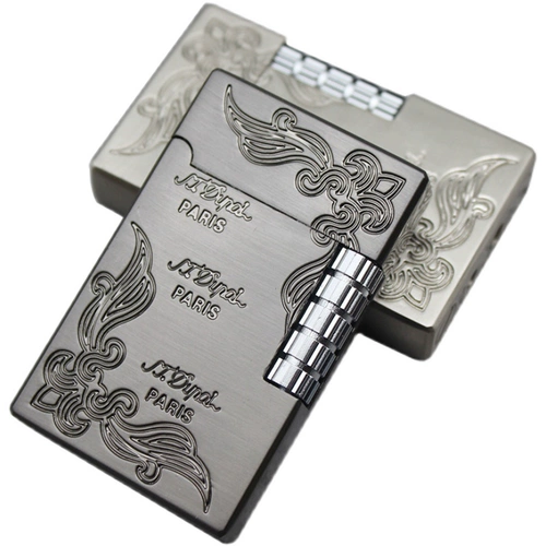 Langsheng светлые цветы и резные хрустящие звуки личные надувные ярко -огненные песчаные колеса мужчина зажигалка