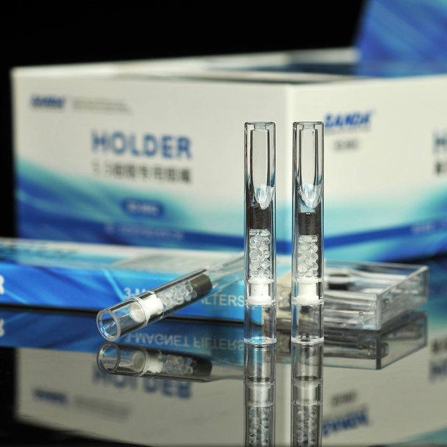 Multi-filter disposable cigarette holder for Sanda fine cigarettes