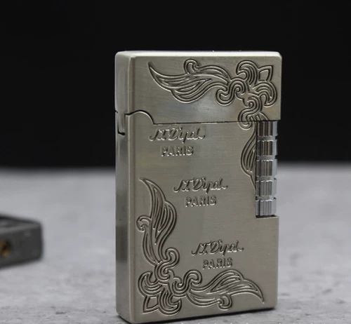 Langsheng светлые цветы и резные хрустящие звуки личные надувные ярко -огненные песчаные колеса мужчина зажигалка