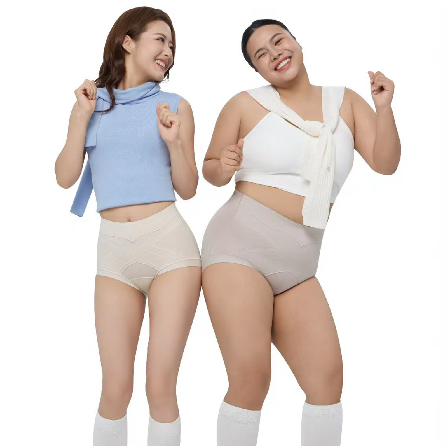 正品谷曼秋美人腰无痕中高腰三角收腹裤蜜桃臀提臀蚕丝裆内裤5594,淘宝优惠券,粉丝福利购,淘宝优惠卷