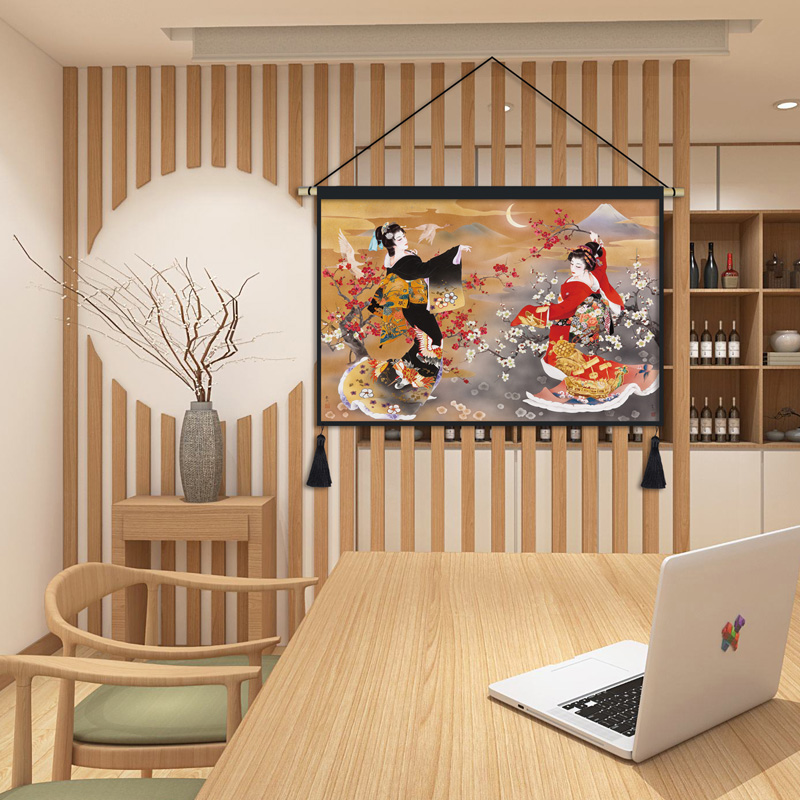 日式挂画装饰画和风客厅背景布画 热品库 性价比省钱购