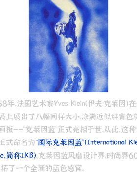 克莱因蓝精致做工配色绝美耳钉耳夹