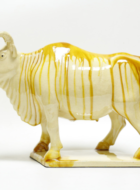 开业礼品招财办公室手工华尔街牛