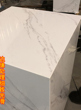 定制酒店大堂会所展示台现代雕塑