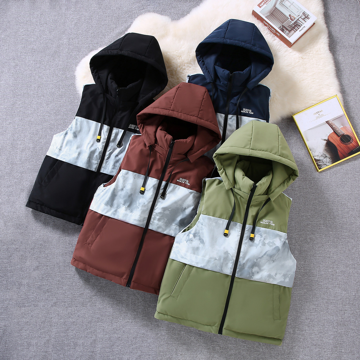 男童马甲秋冬款2025新款儿童加绒加厚坎肩背心外穿洋气保暖外套潮,淘宝优惠券,粉丝福利购,淘宝优惠卷