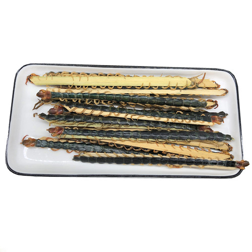 蜈蚣中药材正品蜈蚣干红头大蜈蚣千足虫吴公百足虫非野生批发打粉 - 图3