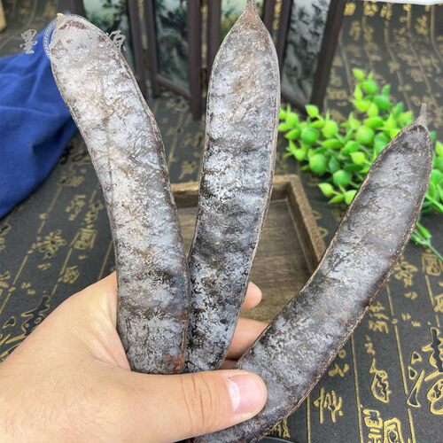 皂角中药材皂角荚干皂角皂荚夹猪牙皂大皂角纯天非野生然粉洗头发 - 图0