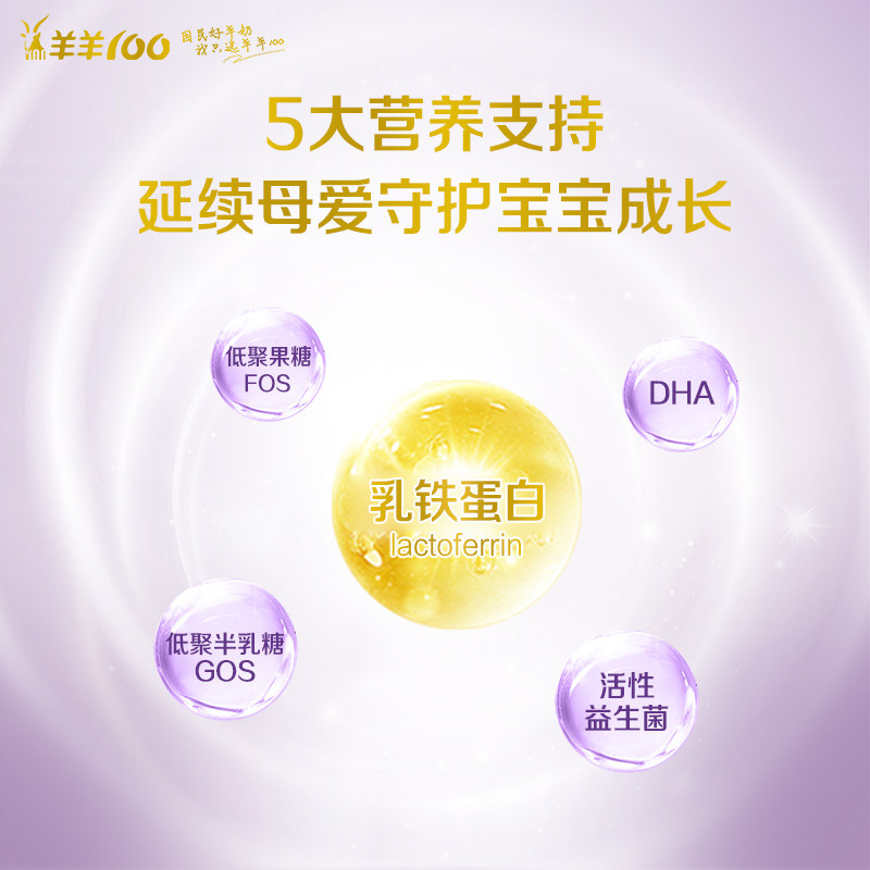 【官方旗舰店】羊羊宜贝幼山羊奶粉 羊羊100婴幼儿羊奶粉