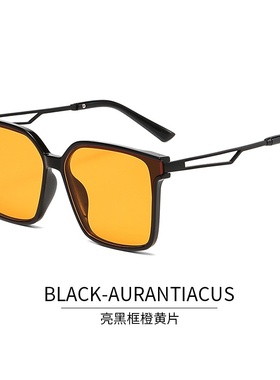 新款时尚大框墨镜网红素颜百搭太阳镜女感复古潮流防紫外线