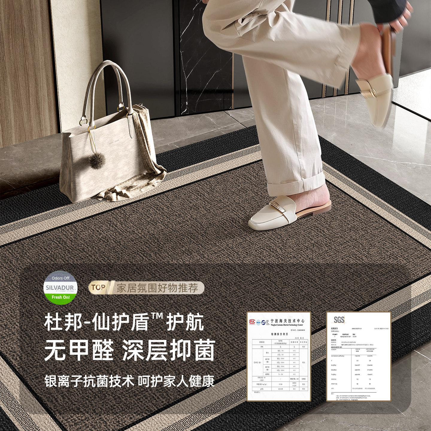 新款入户门口地毯别墅进门地垫免洗耐脏入户门脚垫入门门垫高级感,淘宝优惠券,粉丝福利购,淘宝优惠卷