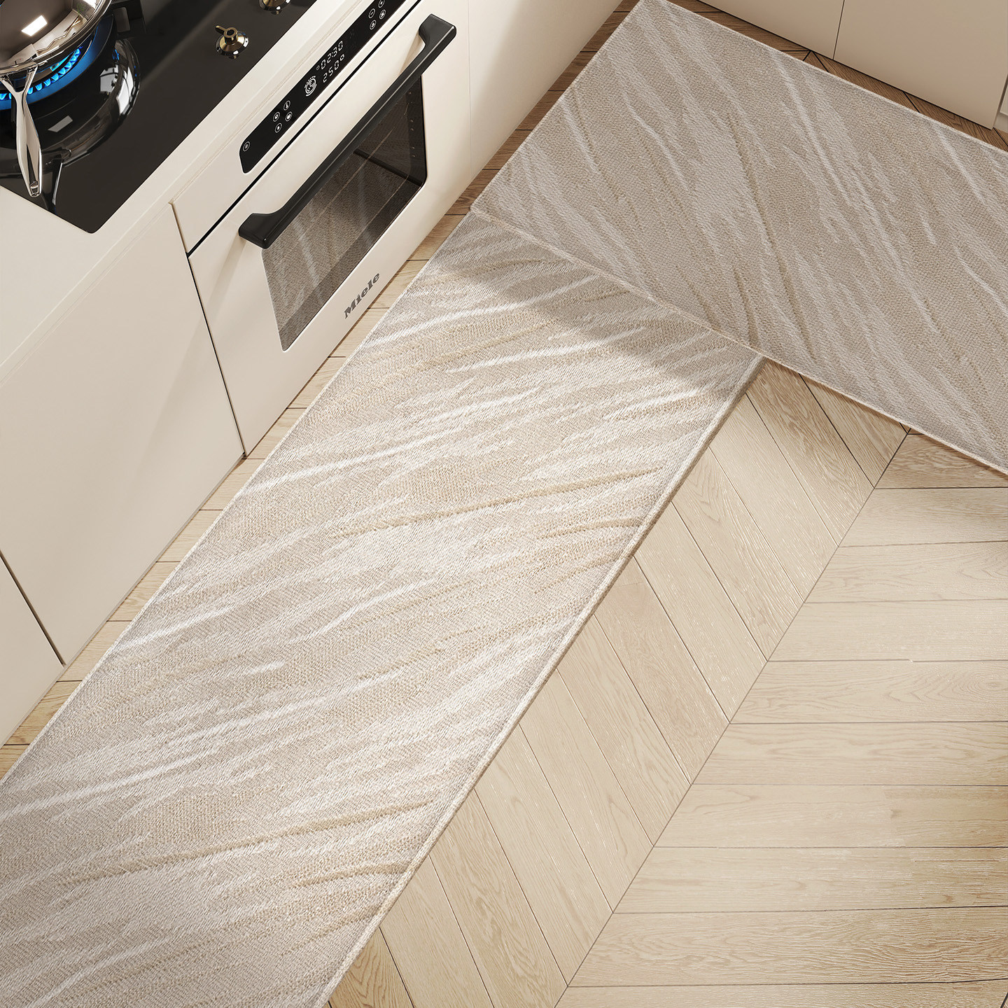 厨房地垫轻奢简约防滑防油可擦免洗防水耐脏加厚长条厨房专用地垫,淘宝优惠券,粉丝福利购,淘宝优惠卷