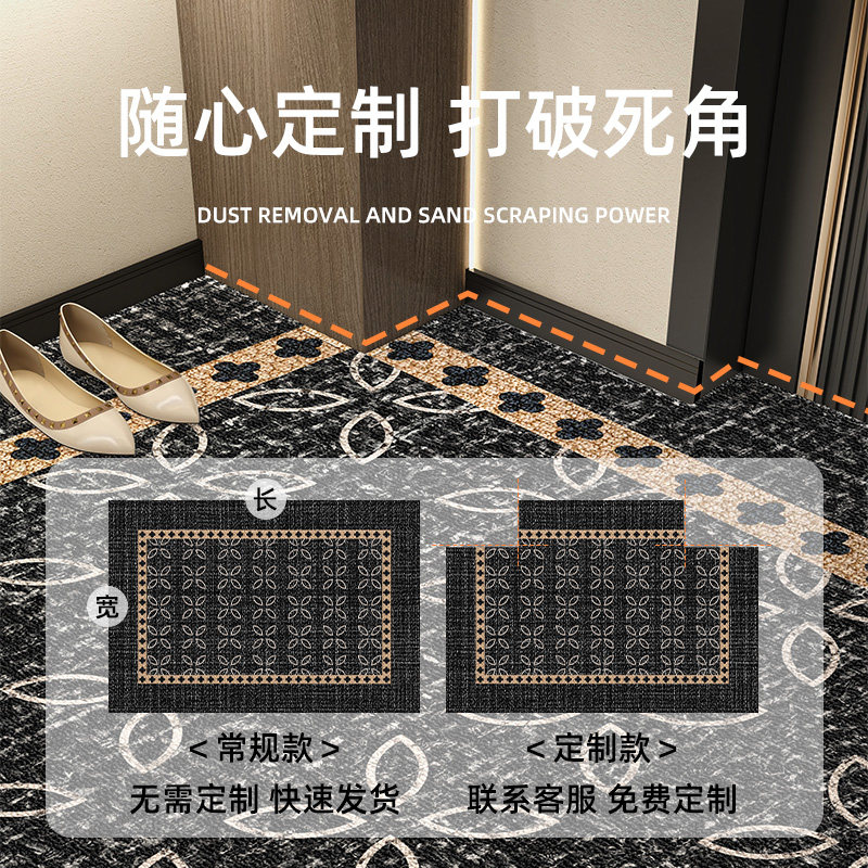 新款高级入户门地垫门口进门脚垫防滑垫子家用轻奢门垫可裁剪地毯,淘宝优惠券,粉丝福利购,淘宝优惠卷