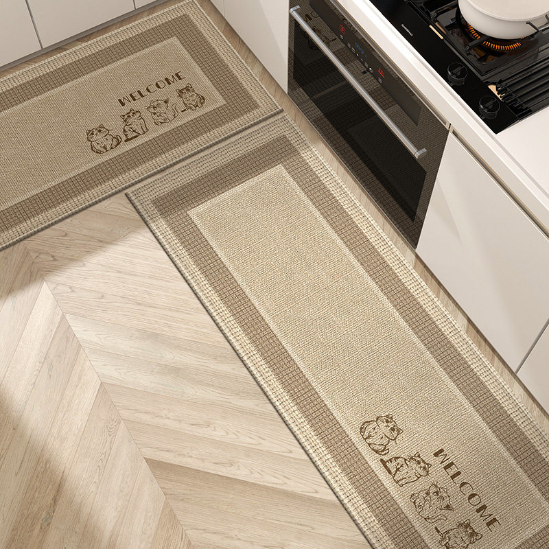 厨房地垫防水防油耐脏垫子可擦免洗地毯厨房专用可定制厨房脚垫子,淘宝优惠券,粉丝福利购,淘宝优惠卷