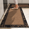 Kitchen floor mats, entire non-slip carpet, oil-proof, customizable floor mats, kitchen-specific waterproof long mats, antique style