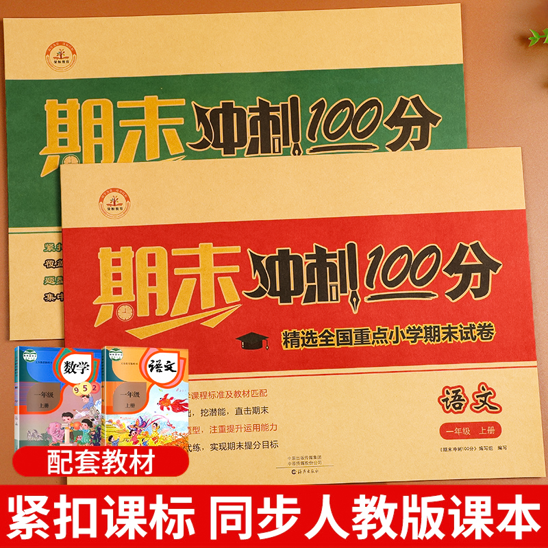 一年级上册试卷测试卷全套人教版期末冲刺100分模拟考试卷语文数学1年级上册期中期末总复习寒假衔接一本通专项同步练习题寒假作业-图0