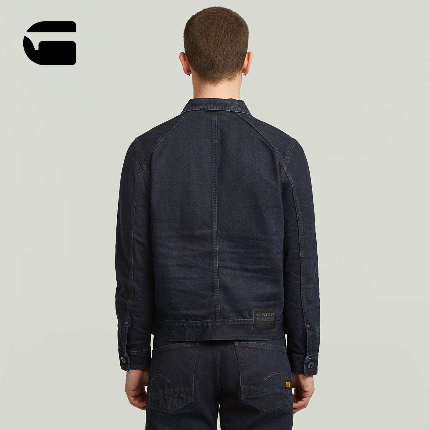 G-STAR RAW百搭A-Line修身25冬季新款男士简约牛仔纽扣夹克D26919,淘宝优惠券,粉丝福利购,淘宝优惠卷