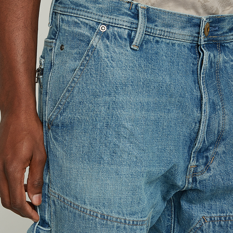 G-STAR RAW帅气Carpenter 3D宽松硬挺有型25秋新男士牛仔裤D23695 - 图2