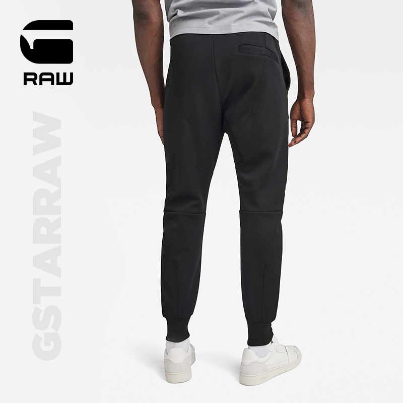 G-STAR RAW Track柔软修身运动裤男士薄绒舒适休闲卫裤D23496 - 图0