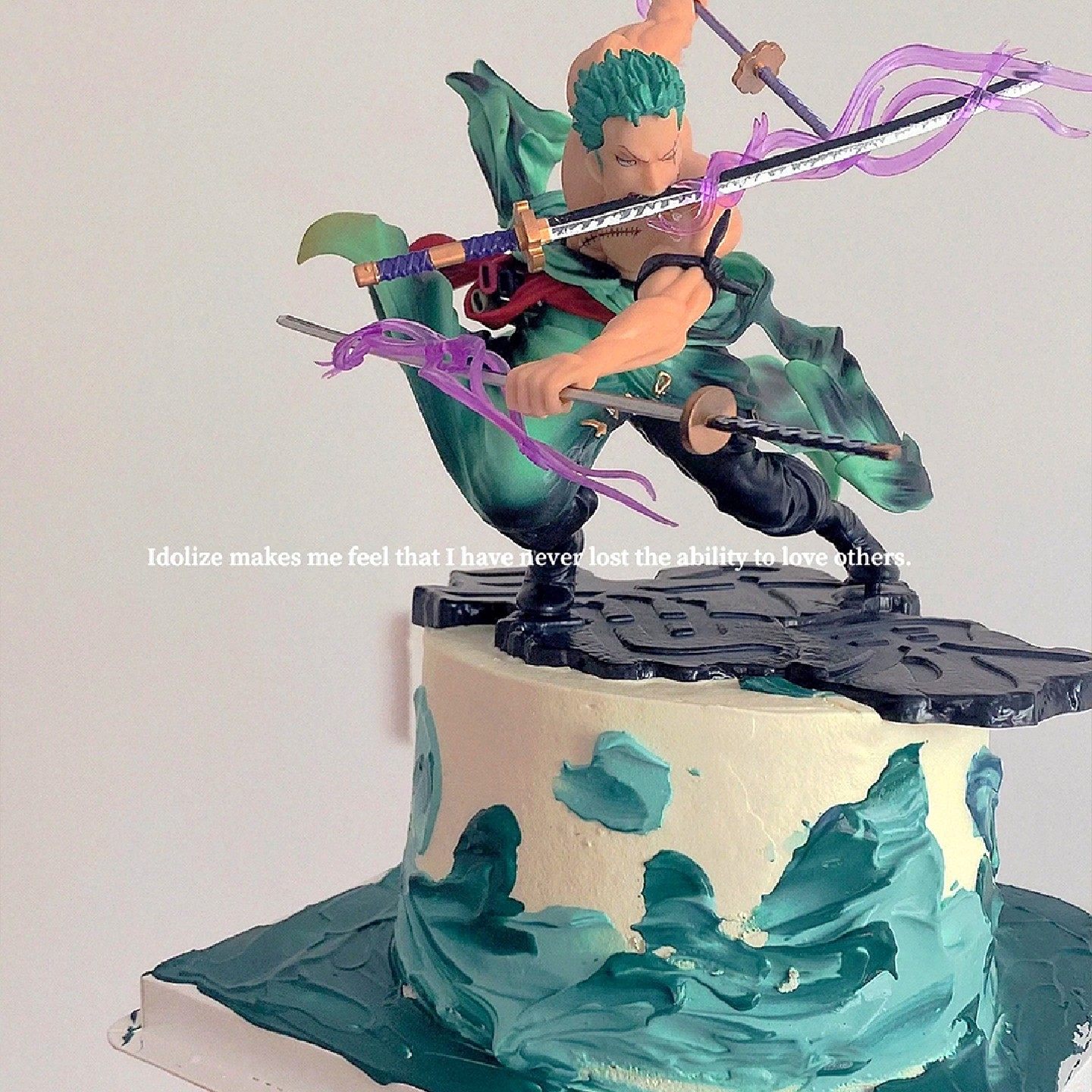 网红男孩款海贼王索隆蛋糕装饰男朋友生日三千大世界主题玩具摆件,淘宝优惠券,粉丝福利购,淘宝优惠卷