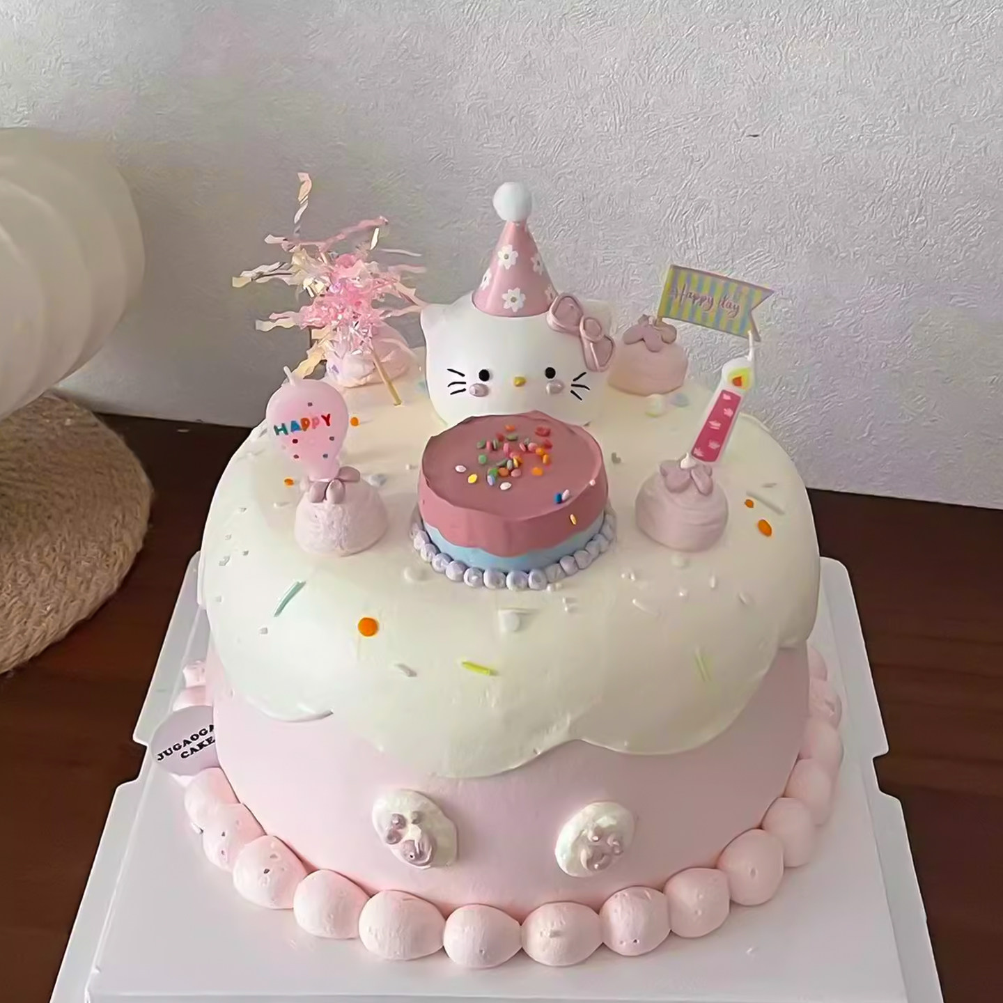 美乐蒂凯蒂猫kt猫卡通成品摆件生日蛋糕装饰可爱小女孩派对节日,淘宝优惠券,粉丝福利购,淘宝优惠卷