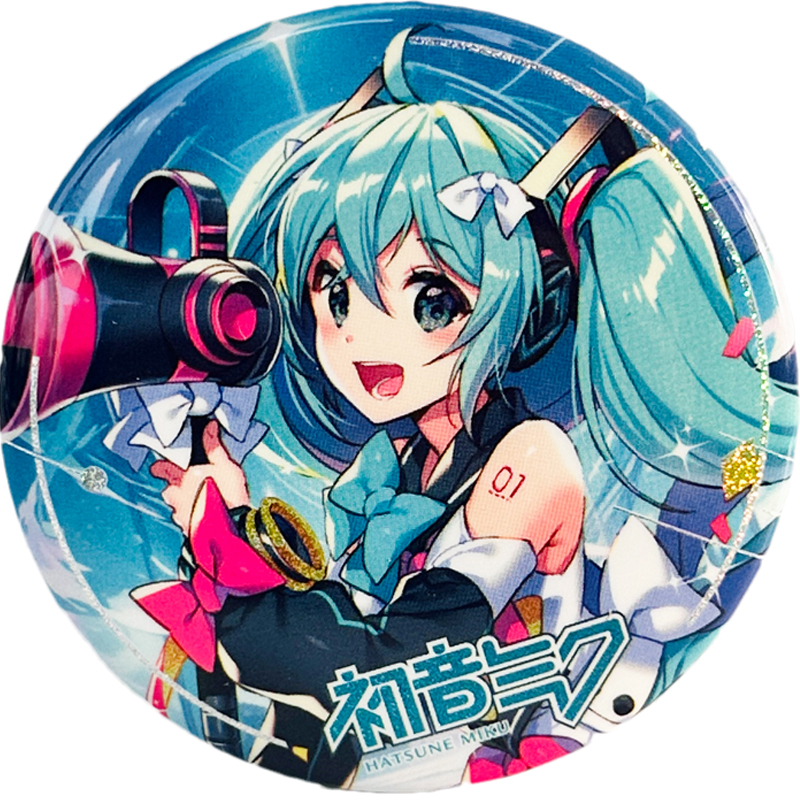 75mm初音未来予梦徽章二次元动漫周边双闪吧唧谷子miku - 图3