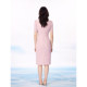 Pink Blue Wardrobe 2026 Summer New Style Gentle Hemp Feeling Temperament Heavy Industry Beaded Dress Dress