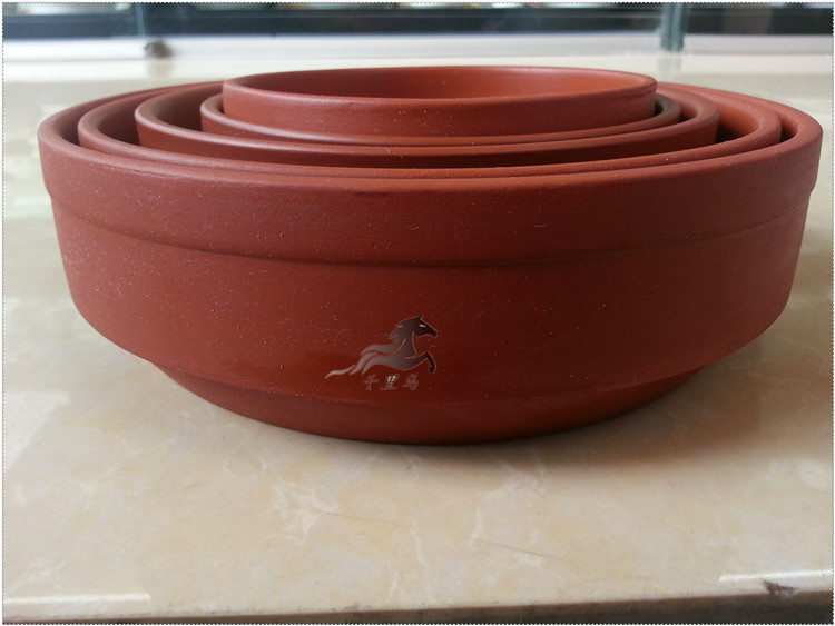 陶瓷纯色中式包邮碗钵仔刘阳蒸菜碗钵蒸饭钵瓦钵紫砂泥健康环保 - 图0