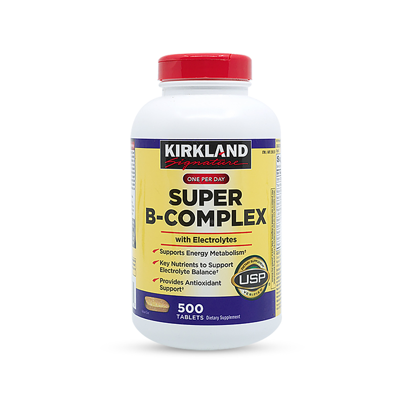 美国直邮Kirkland柯克兰Super B-Complex B族维生素VB咀嚼片500粒-图3