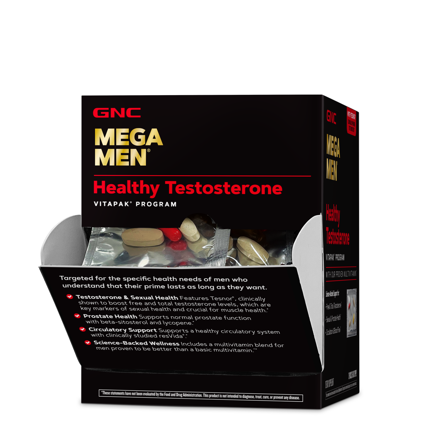美版 GNC健安喜男士睾酮活力Vitapak每日营养包PRO复合维生素30包,淘宝优惠券,粉丝福利购,淘宝优惠卷