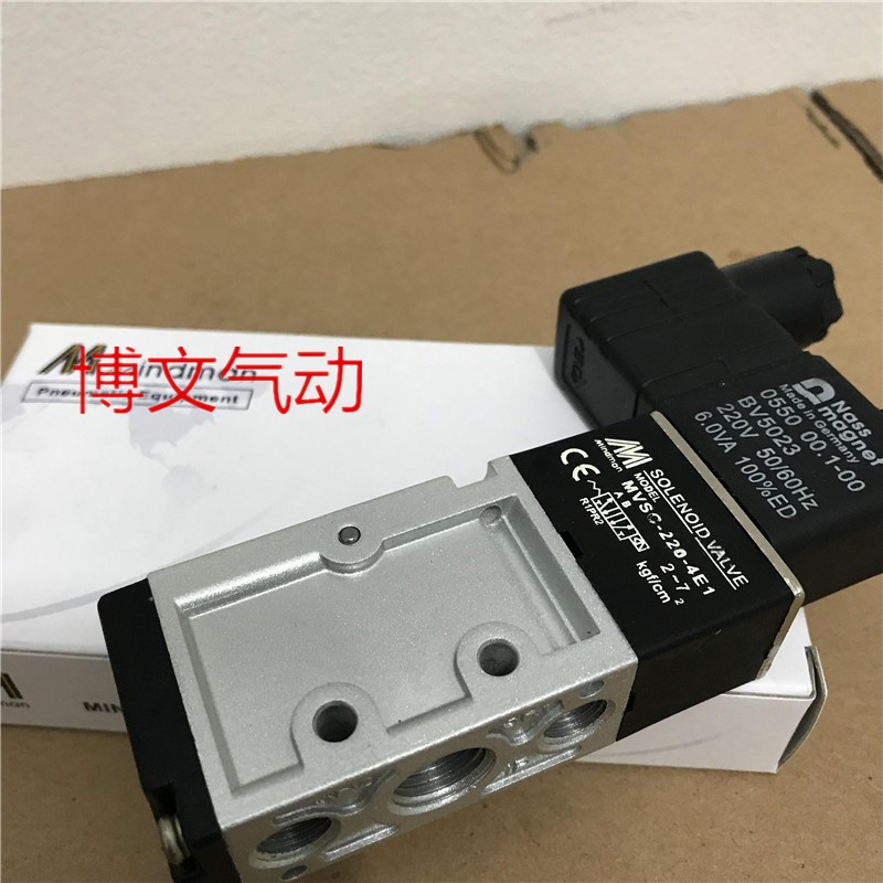 台湾金器MINDMAN电磁阀 MVSC-220-4E1 260-4E1 300-4E1 - 图0