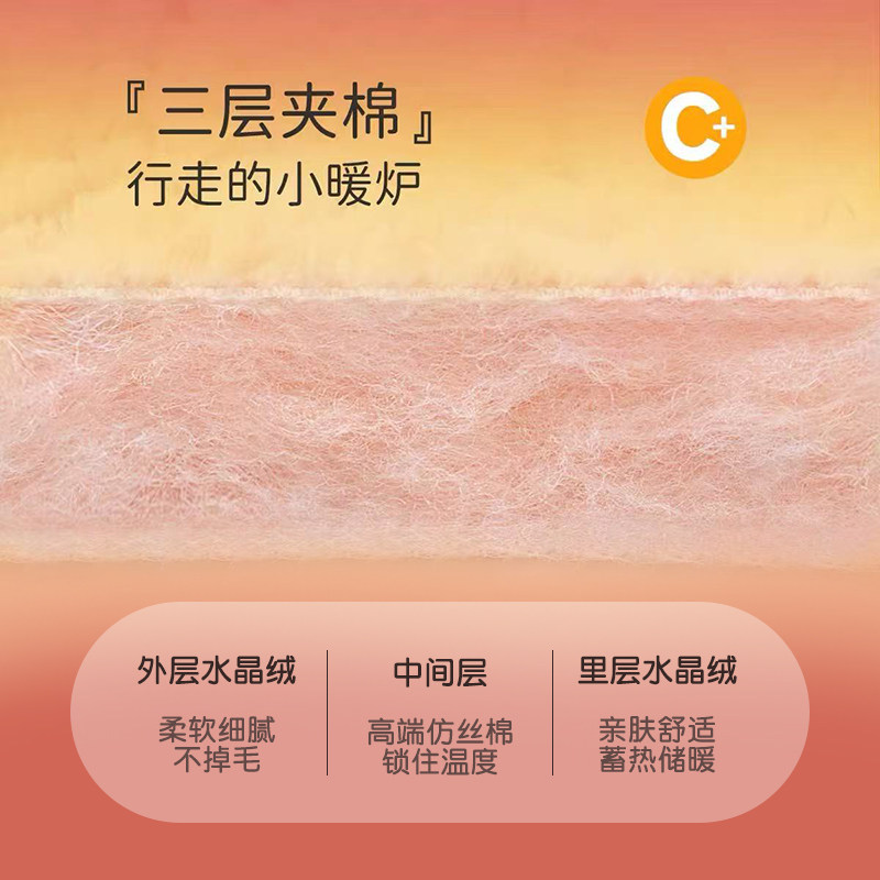 新世家族三层夹棉儿童冬季睡衣加绒加厚套装中大女童家居服男童,淘宝优惠券,粉丝福利购,淘宝优惠卷