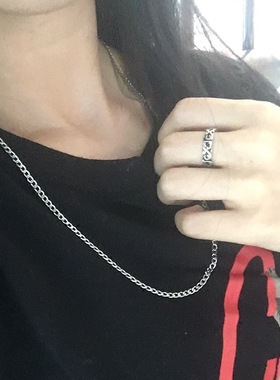 zico禹智皓二痣明星同款钛钢潮男款霸气 bigbang项链街头嘻哈挂件