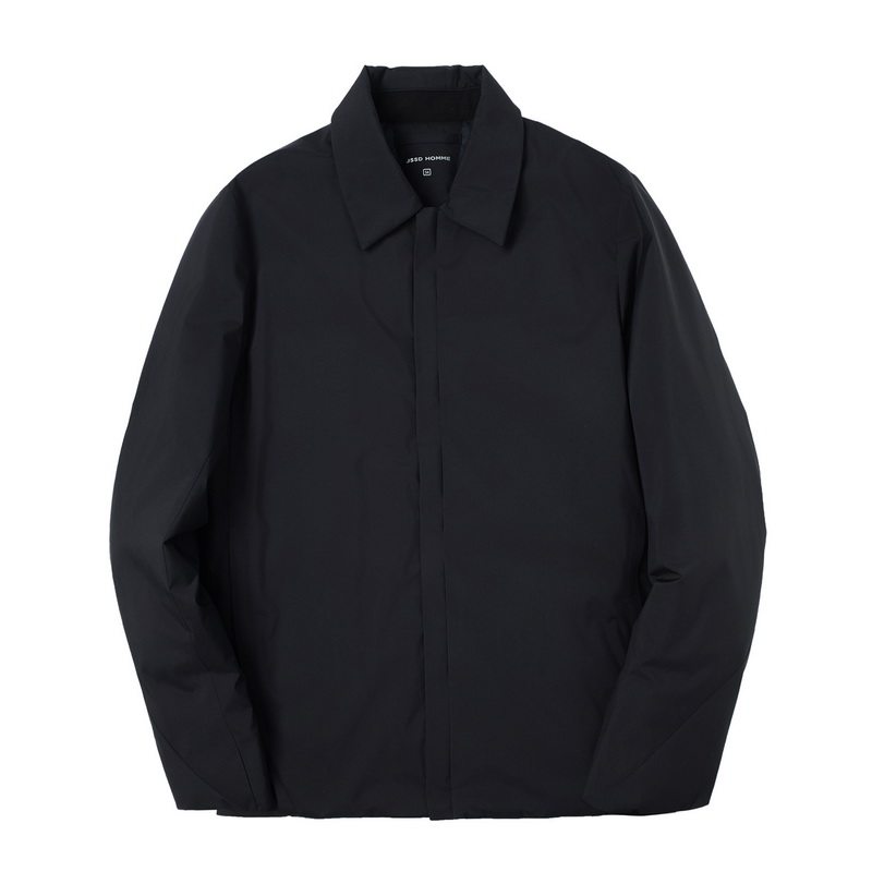 JSSD HOMME 日企面料白鹅绒男士羽绒服商务通勤翻领羽绒服男外套