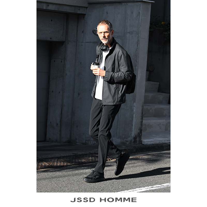 JSSD HOMME 春季2024新款曰本料外套男士商务通勤立领休闲夹克男 - 图2