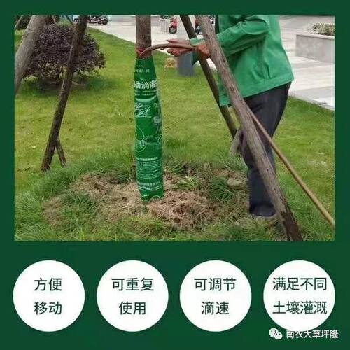 绿化滴灌袋 可移动营养液袋 移栽树木专用滴灌袋 园林养护袋50L - 图2