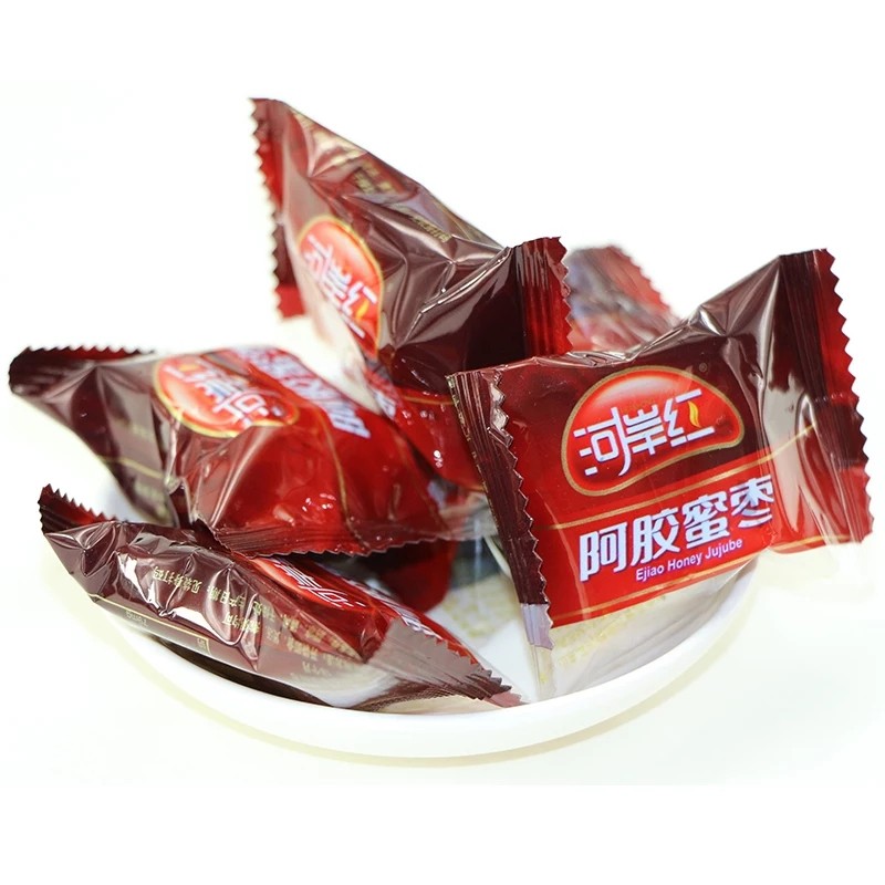 河岸红黑糖阿胶蜜枣1000g无核枣蜜饯果脯零食包粽子枣独立小包装,淘宝优惠券,粉丝福利购,淘宝优惠卷