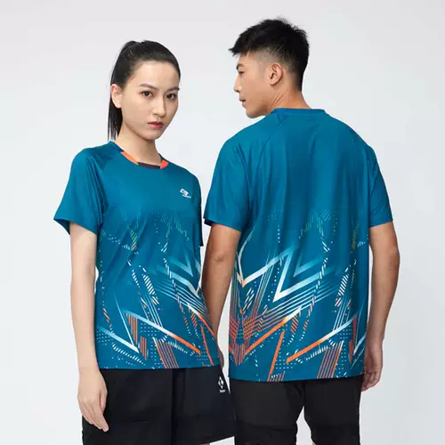 Форма для бадминтона подходит для мужчин и женщин, быстросохнущая футболка с коротким рукавом, спортивный бюстгальтер, набивка пером, коллекция 2022