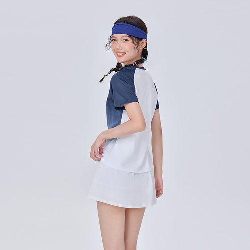 薰风2026新款羽毛球服女款舒适防走光裙裤运动短裙熏风半身裙 - 图1