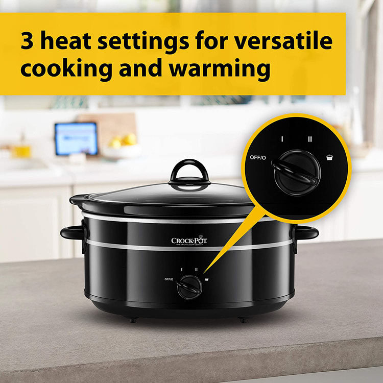 Медленноварка Crock-Pot SCV655B с керамической чашей 6.5л