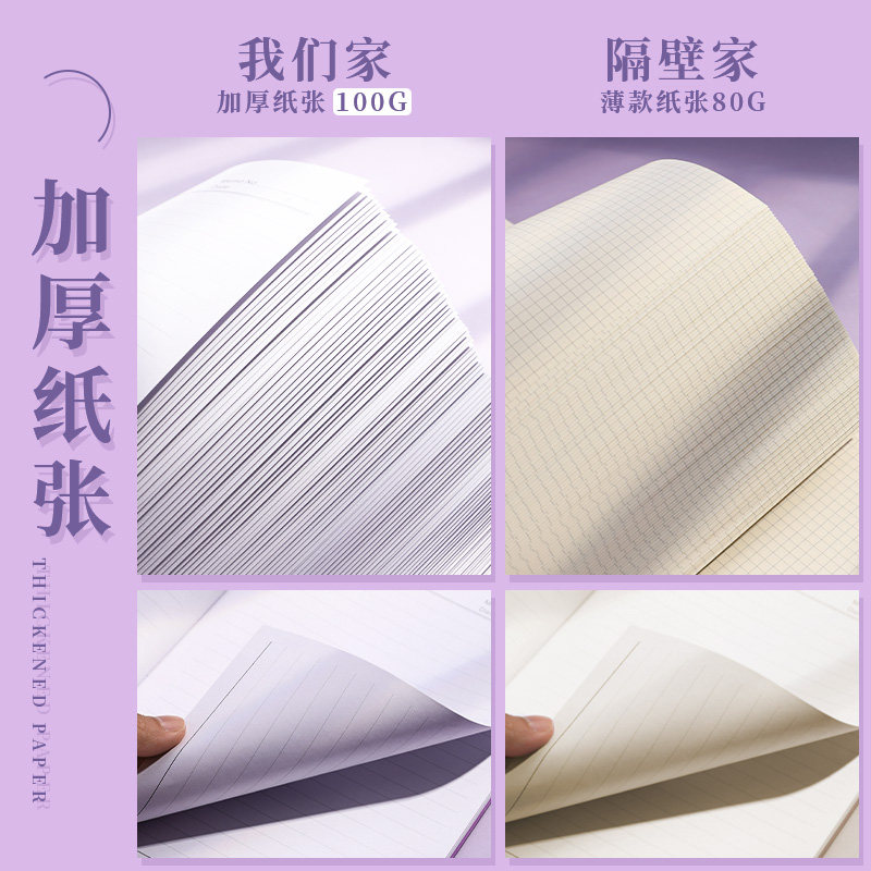 大号B5加厚2024新款高颜值笔记本子软皮面读书会议记录本简约ins风摘抄本大学生日记本定制记事本手账本本子