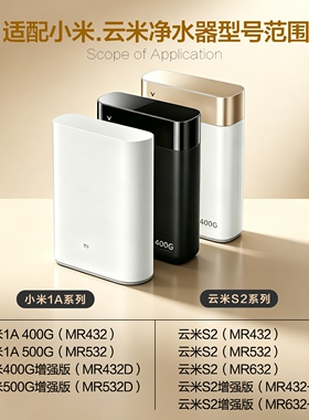 适配小米净水器滤芯1A400G云米S2