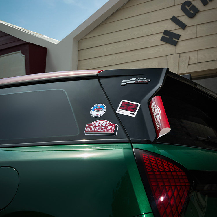 MINI蒙特卡洛之夜车贴套装个性创意车贴汽车装饰贴纸水洗标车贴,淘宝优惠券,粉丝福利购,淘宝优惠卷