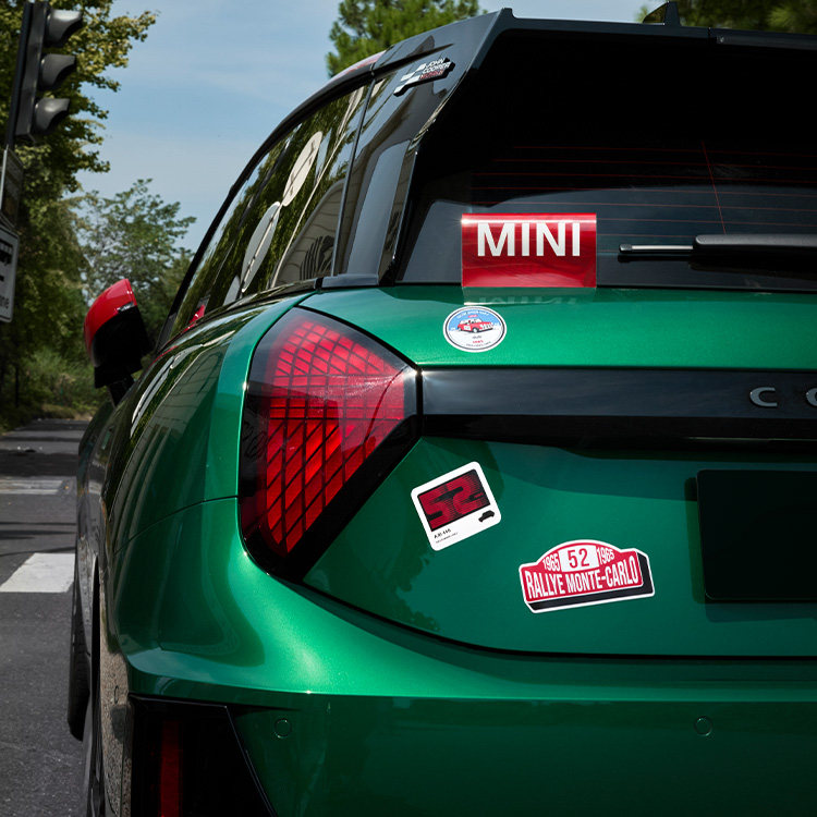 MINI蒙特卡洛之夜车贴套装个性创意车贴汽车装饰贴纸水洗标车贴,淘宝优惠券,粉丝福利购,淘宝优惠卷