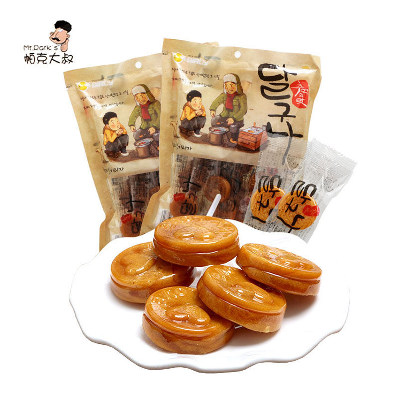韩国进口帕克大叔麦芽糖水果味糖 盈和食品糖果