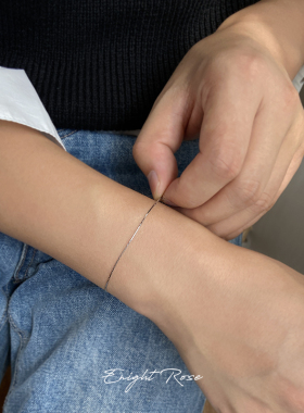 细若游丝925纯银蛇骨手链性感