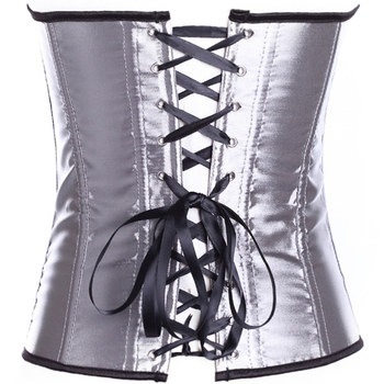 Palace corset abdominal waist waist ສາມາດໃສ່ກັບ jacket ລົງຂອງແມ່ຍິງແອວຍາວກາງສີດໍາສາຍແອວສັ້ນແມ່ຍິງ