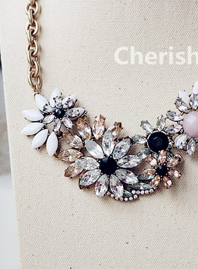 【亦许家】欧美宫廷复古韩国奢华女闺蜜夸张年会礼服精美项