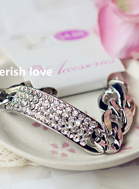 闪钻质感朋克风手链