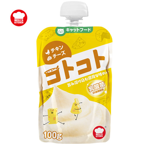 Hell's Kitchen地狱厨房猫咕噜酱猫咪零食猫条肉泥多口味100g*6包 - 图3