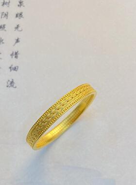 言德珠宝麦穗手镯言德金包银NGTC证书深检证书